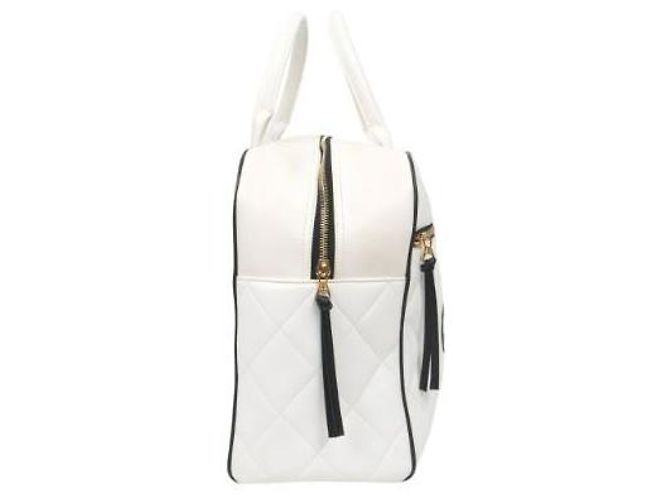 Chanel Bolso Boston blanco - vista 2