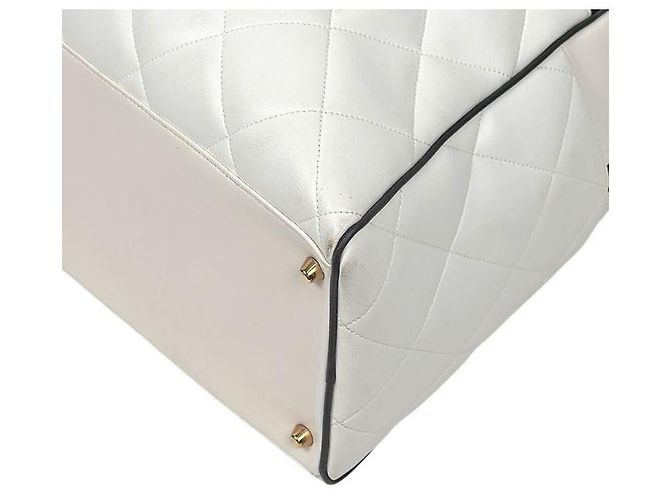 Chanel Bolso Boston blanco - vista 5