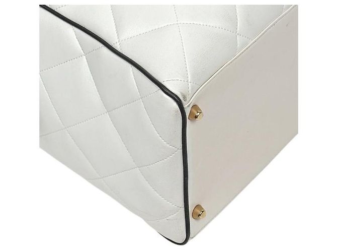 Chanel Bolso Boston blanco - vista 6