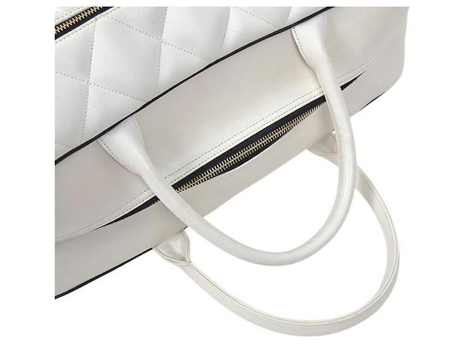 Chanel Bolso Boston blanco - vista 7