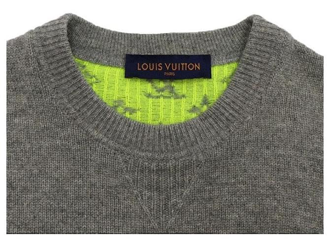 Louis Vuitton Grauer Half and Half Monogram Strickpullover für Herren Braun - Ansicht 5