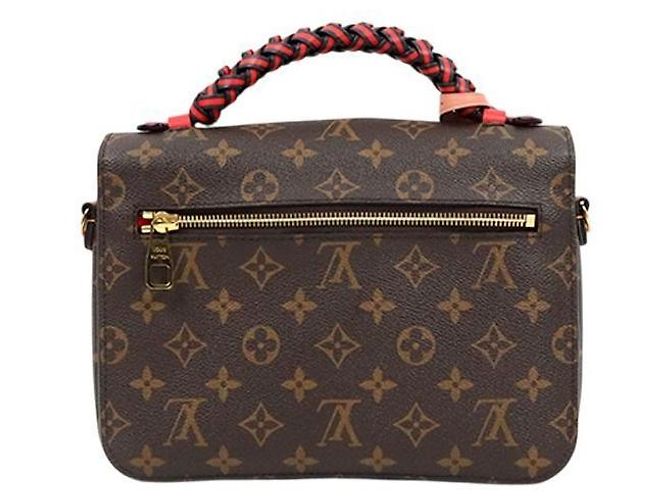 Louis Vuitton Borsa Tote Pochette Metis Bread Multicolore - vista 3