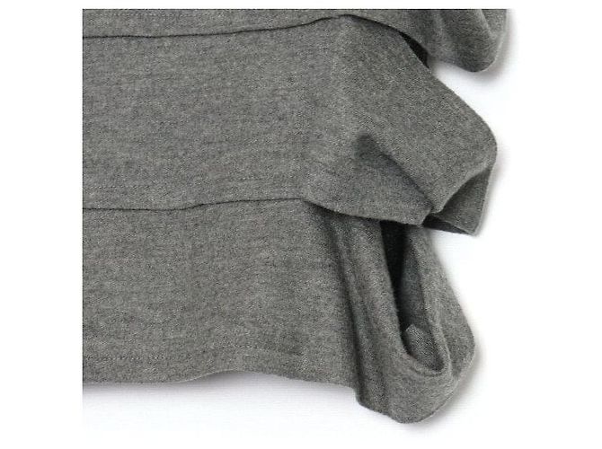 Fendi Falda de algodón gris para mujer - vista 3