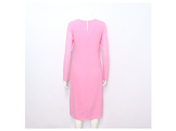 Chanel Abito rosa da donna in misto seta - vista 4