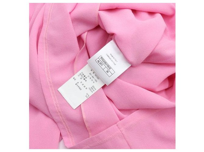 Chanel Abito rosa da donna in misto seta - vista 6