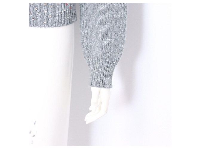 Chanel Kaschmir-Pullover für Damen mit Multi-Kristall-Strick - vue 3
