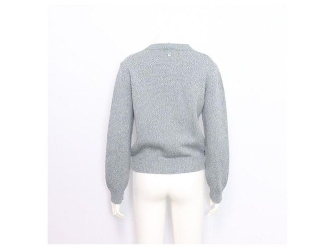 Chanel Kaschmir-Pullover für Damen mit Multi-Kristall-Strick - vue 4
