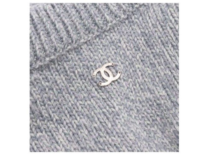 Chanel Kaschmir-Pullover für Damen mit Multi-Kristall-Strick - vue 5