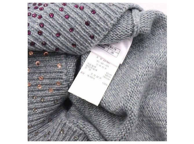 Chanel Kaschmir-Pullover für Damen mit Multi-Kristall-Strick - vue 6