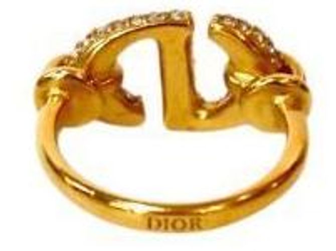 Dior Cubic Navy CD Gold Ring Größe - Ansicht 3