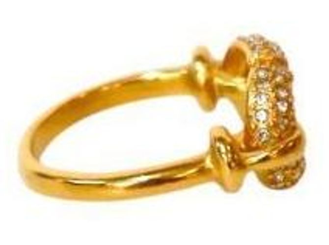 Dior Cubic Navy CD Gold Ring Größe - Ansicht 4