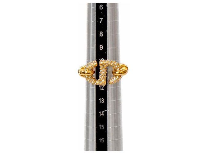 Dior Cubic Navy CD Gold Ring Größe - Ansicht 6