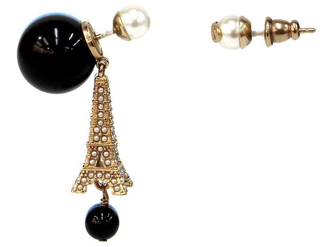 Dior Pendientes Torre Eiffel Tribal Multicolor - vista 2