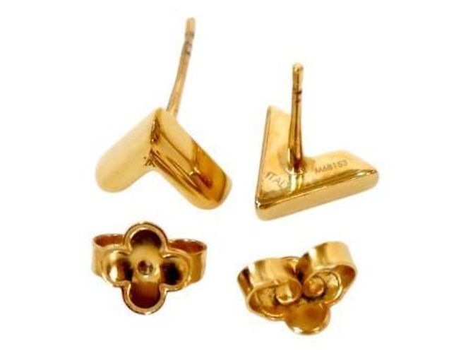 Louis Vuitton Essential Gold Ohrringe Golden - Ansicht 4