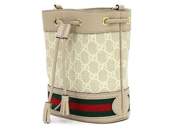Gucci Mini Bucket Bag Ophidia Borsa a Tracolla Borsa Spalla Marrone - vista 3