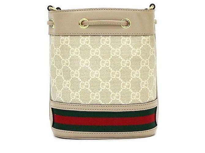 Gucci Mini Bucket Bag Ophidia Borsa a Tracolla Borsa Spalla Marrone - vista 5