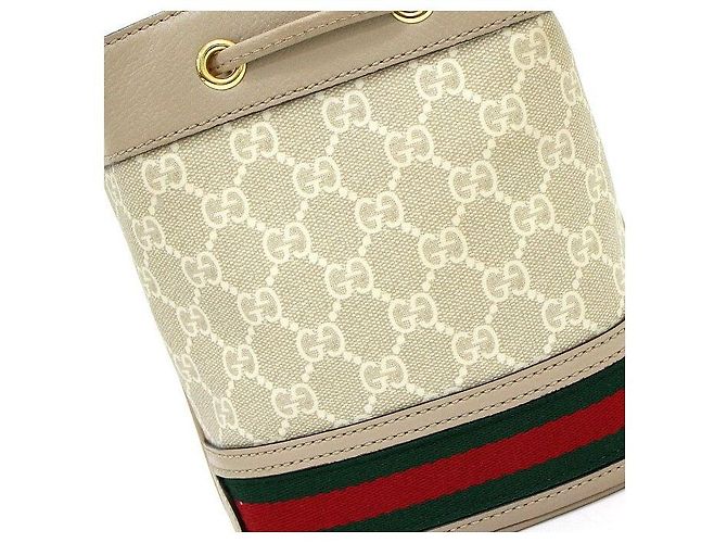 Gucci Mini Bucket Bag Ophidia Borsa a Tracolla Borsa Spalla Marrone - vista 9