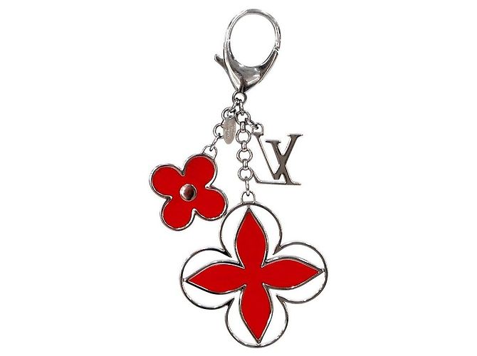 Louis Vuitton Portachiavi ciondolo Limmi in pelle Epi rossa Rosso - vista 2