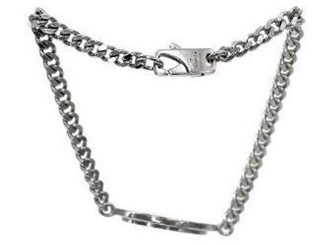 Gucci Rundes verschlungenes Silberarmband - Ansicht 3