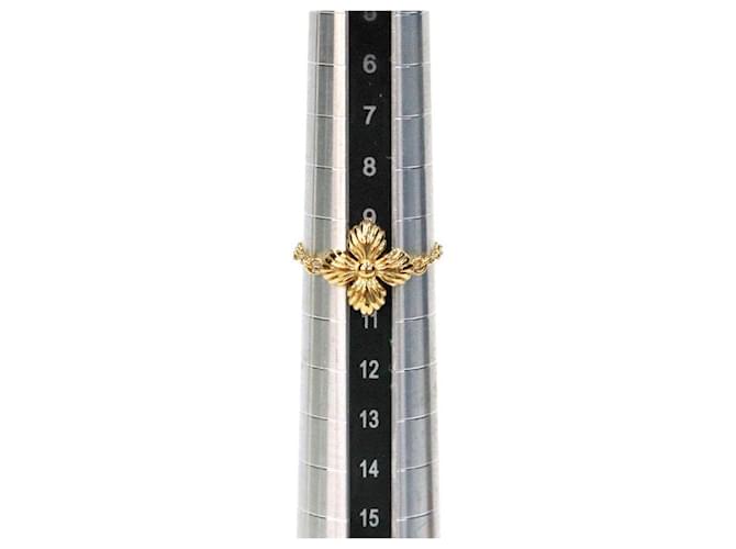 Louis Vuitton Anello Blooming Strass D'oro - vista 3