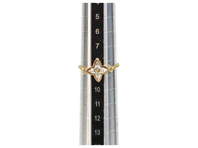 Louis Vuitton Anello Blooming Strass D'oro - vista 4