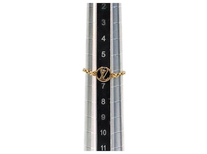 Louis Vuitton Anello Blooming Strass D'oro - vista 5