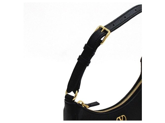 Valentino Borsa a spalla Mini Hobo Logo Signature Nero - vista 10