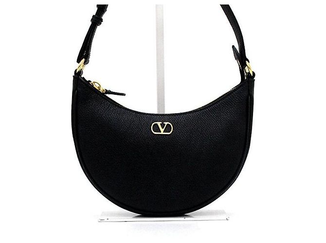 Valentino Borsa a spalla Mini Hobo Logo Signature Nero - vista 2