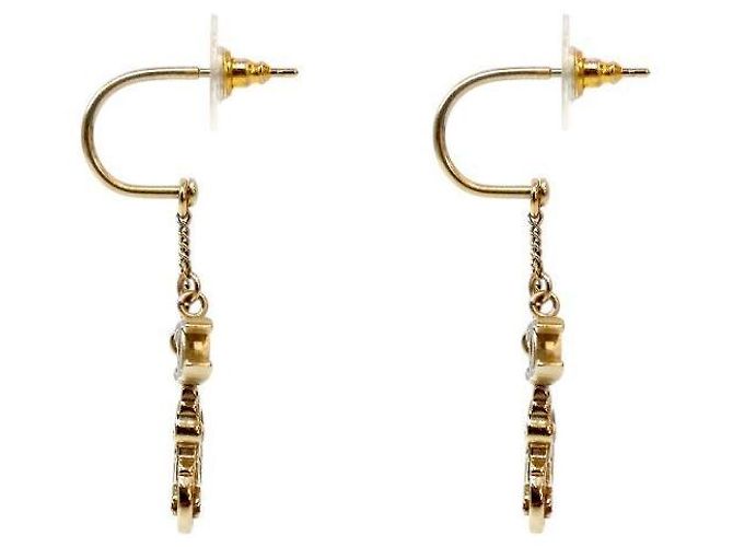 Chanel Orecchini Bike Charm CC D'oro - vista 2