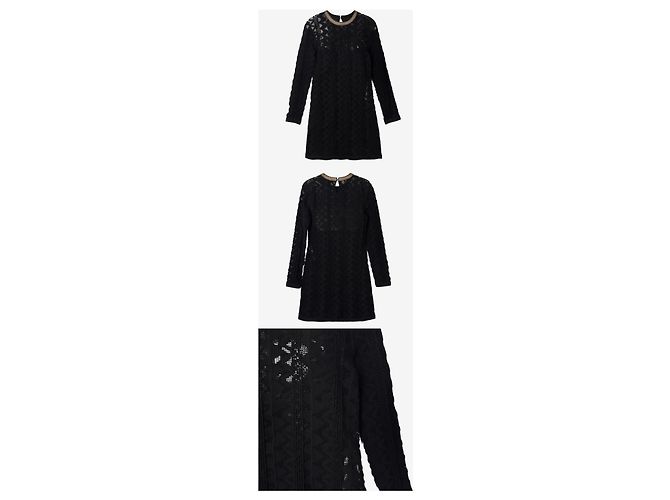 Louis Vuitton Vestido de punto Negro - vista 2