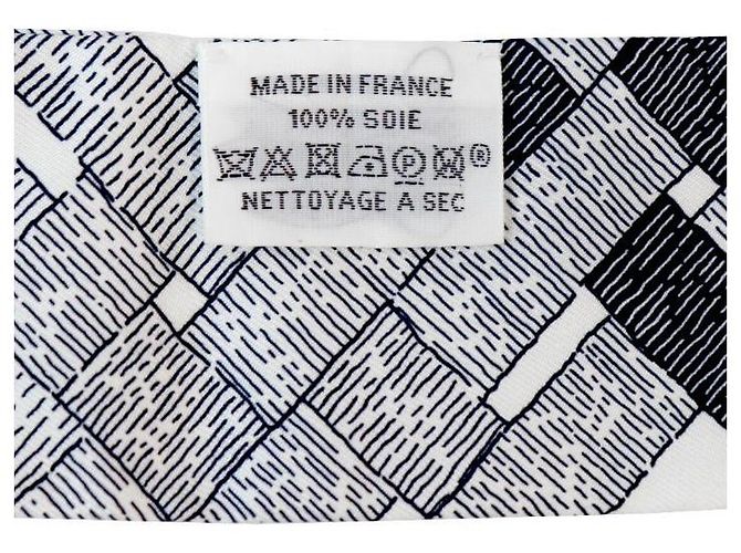 Hermès Pañuelo de seda negro - vista 3
