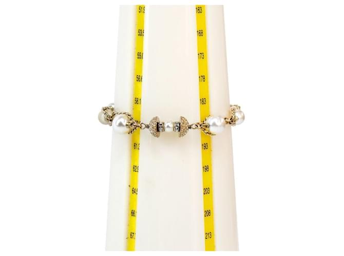 Chanel Bracciale in Perle CC Gold D'oro - vista 5