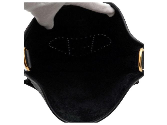 Hermès Bolso de hombro Evelyne Clemence en Negro - vista 6