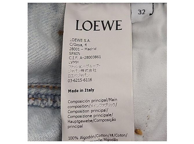 Loewe High in Blue Denimhose - Ansicht 8