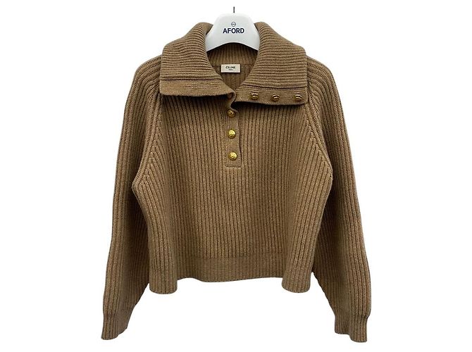 Céline Woll-Kaschmir-Strickpullover - Ansicht 4