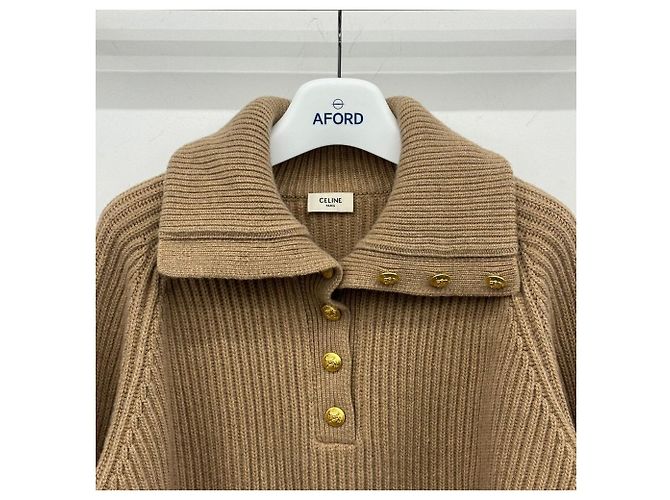 Céline Woll-Kaschmir-Strickpullover - Ansicht 5