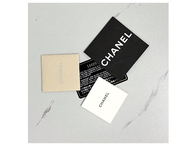Chanel Borsa a spalla classica in pelle verniciata tono argento Nero - vista 3