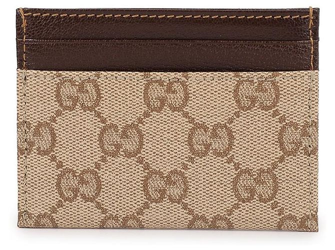 Gucci Essence Classic Card Case Brown - view 5