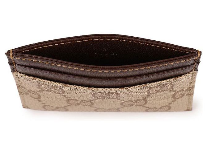 Gucci Essence Classic Card Case Brown - view 7