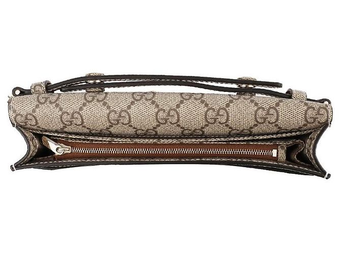 Gucci Portafoglio con catena e emblema Marrone - vista 7