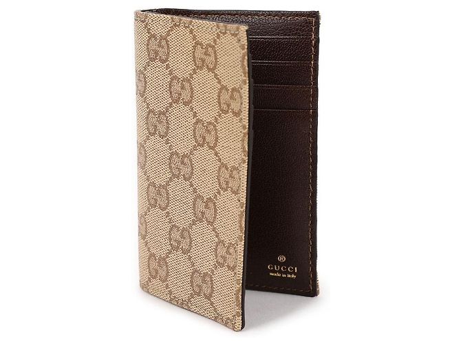 Gucci Essence Classic Card Wallet Brown - view 4