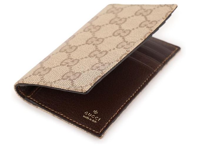 Gucci Essence Classic Card Wallet Brown - view 6