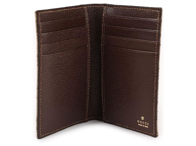 Gucci Essence Classic Card Wallet Brown - view 7