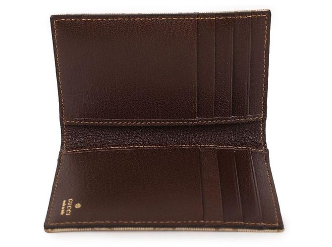Gucci Essence Classic Card Wallet Brown - view 8