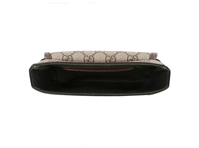 Gucci Borsa a tracolla Ophidia Mini Marrone - vista 7