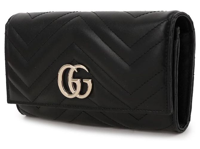 Gucci Portafoglio Continental GG Marmont - vista 4