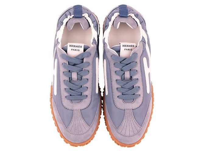 Hermès Sneakers Jet Blu - vista 11