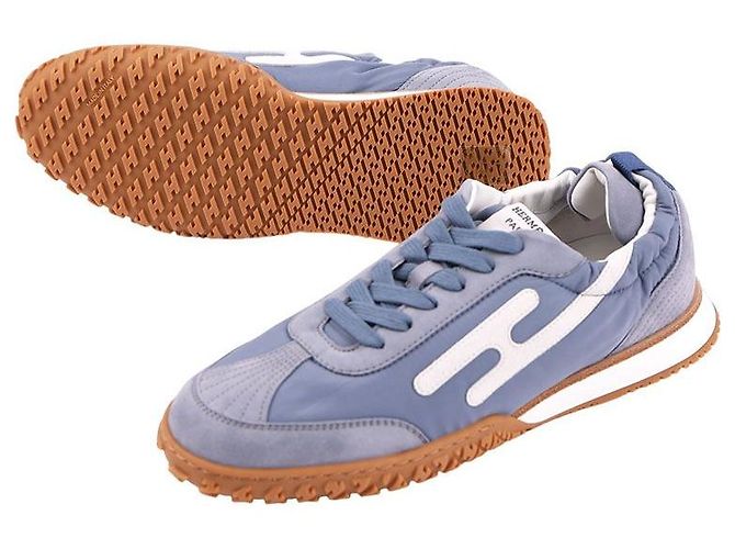 Hermès Sneakers Jet Blu - vista 8