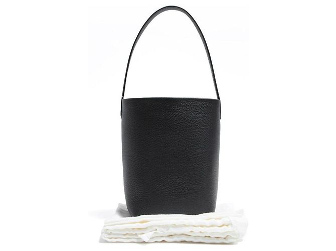 The row Small Leather Park Tote Bag - view 5