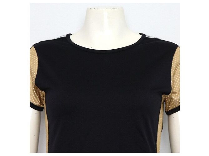 Moncler Abito Black Polyamide ABITO Shoulder Logo per donna, bambini e junior Nero - vista 2